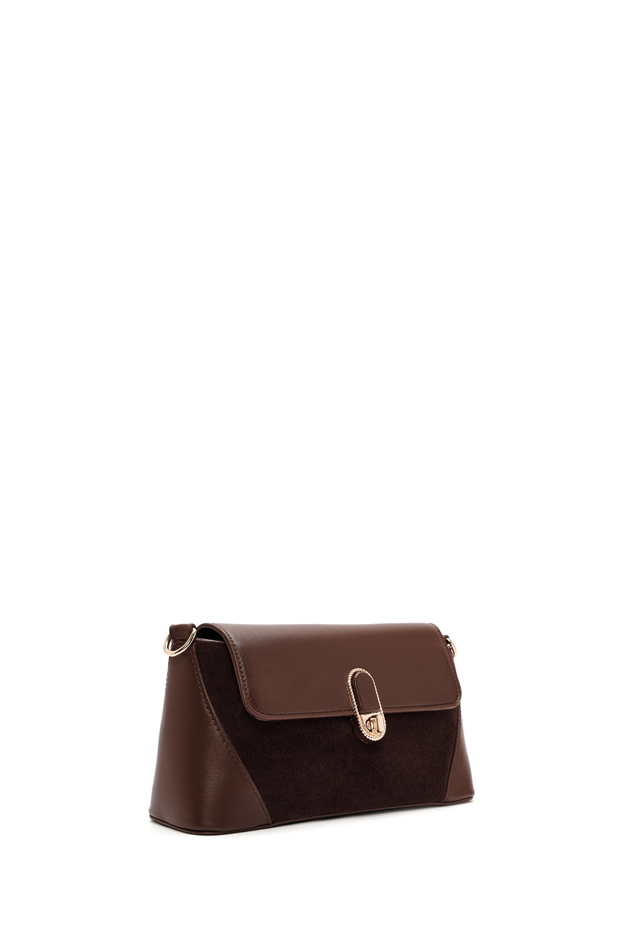 Women's Brown Long Strap Shoulder Bag