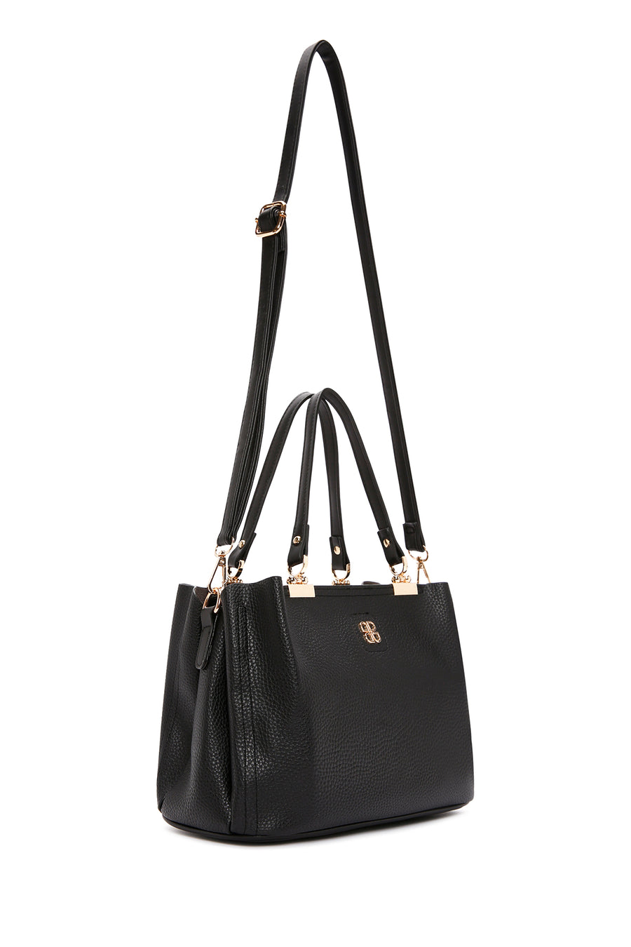 Women's Black Long Strap Shoulder Bag