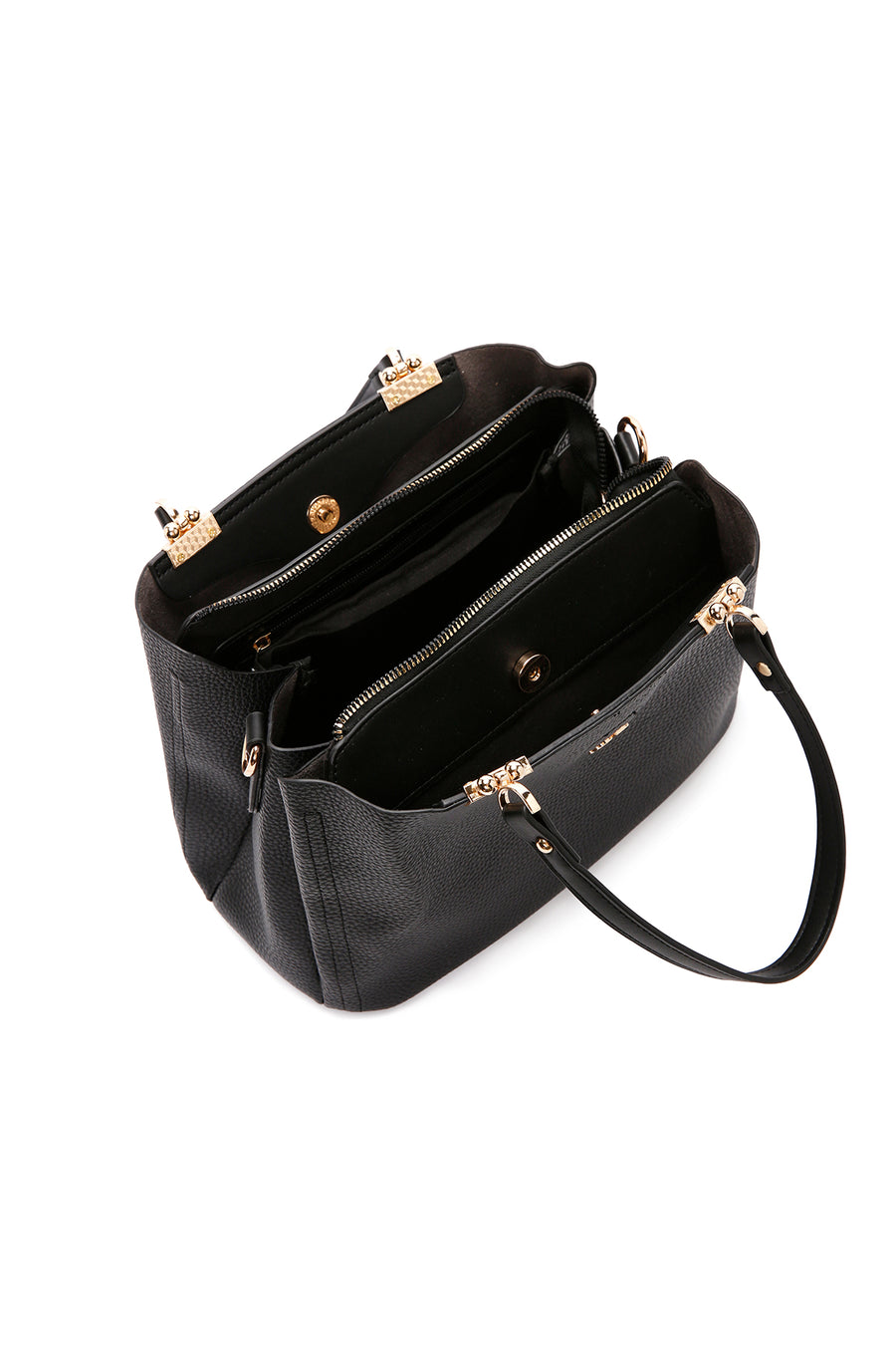 Women's Black Long Strap Shoulder Bag