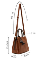 Women's Tan Long Strap Accessory Detailed Shoulder Bag | Derimod
