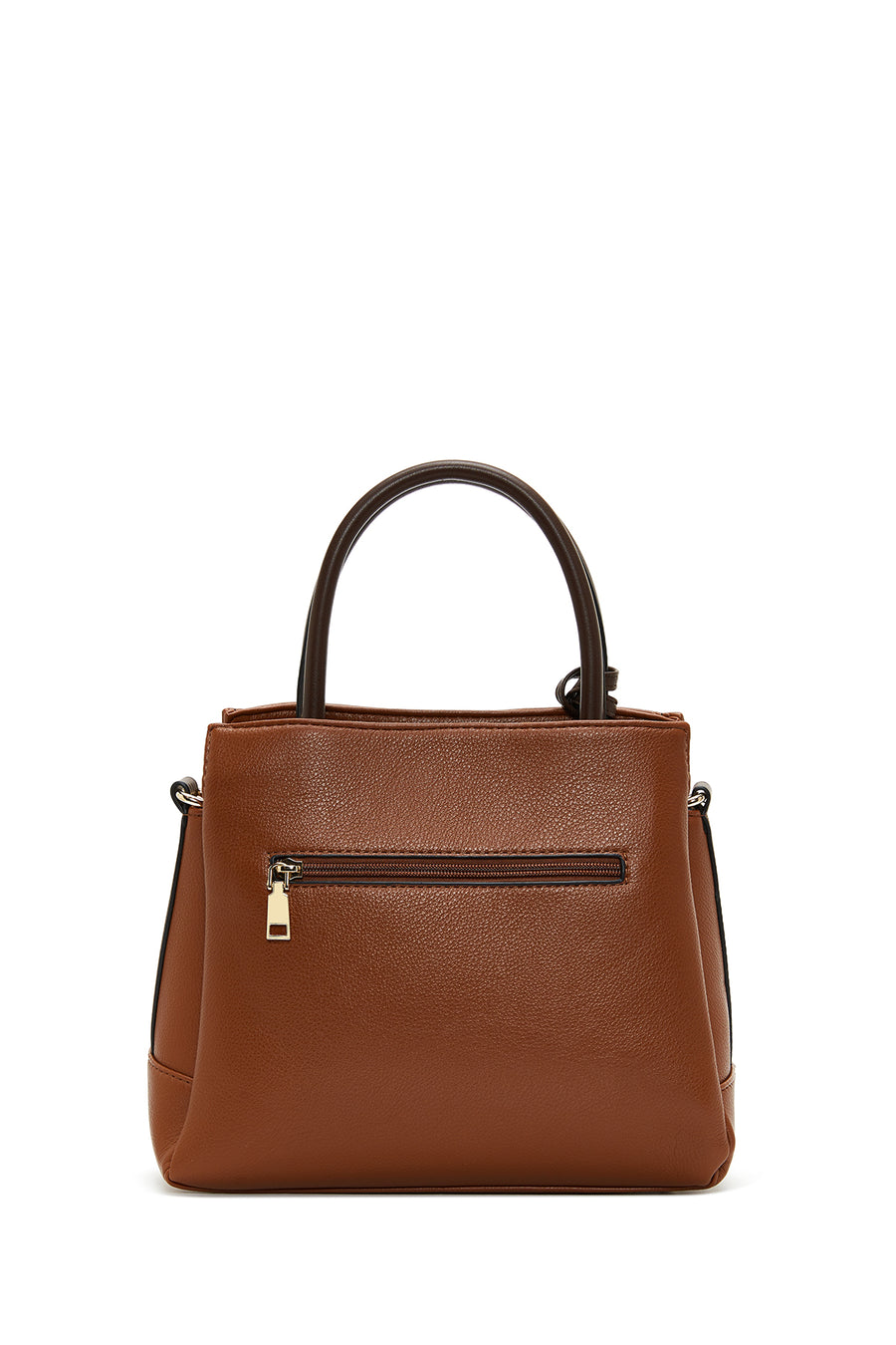 Women's Tan Long Strap Accessory Detailed Shoulder Bag