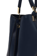 Women's Navy Blue Long Strap Accessory Detailed Shoulder Bag | Derimod