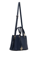 Women's Navy Blue Long Strap Accessory Detailed Shoulder Bag | Derimod