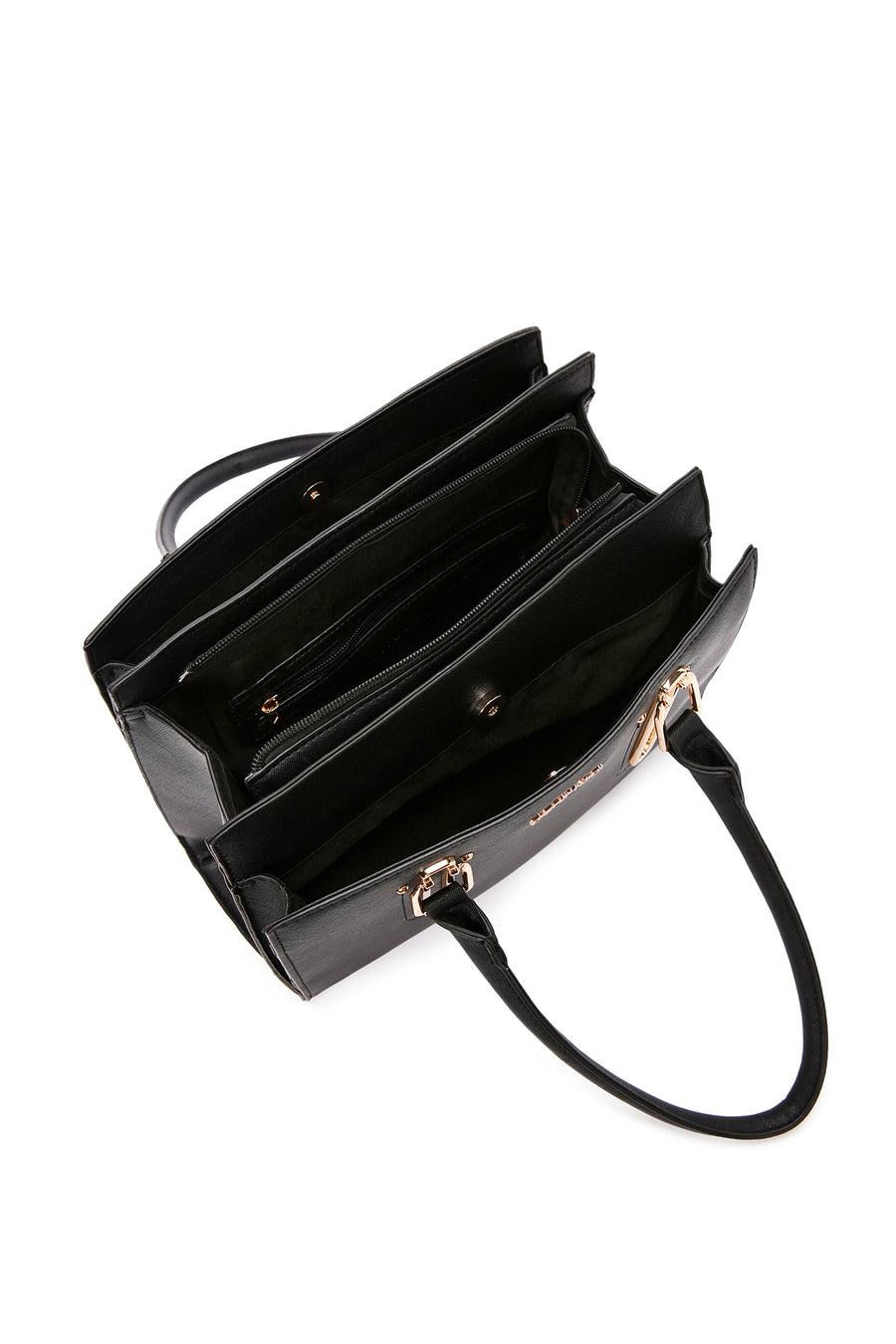 Women's Black Long Strap Classic Shoulder Bag