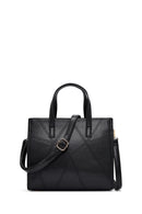 Women's Black Long Strap Printed Classic Shoulder Bag | Derimod
