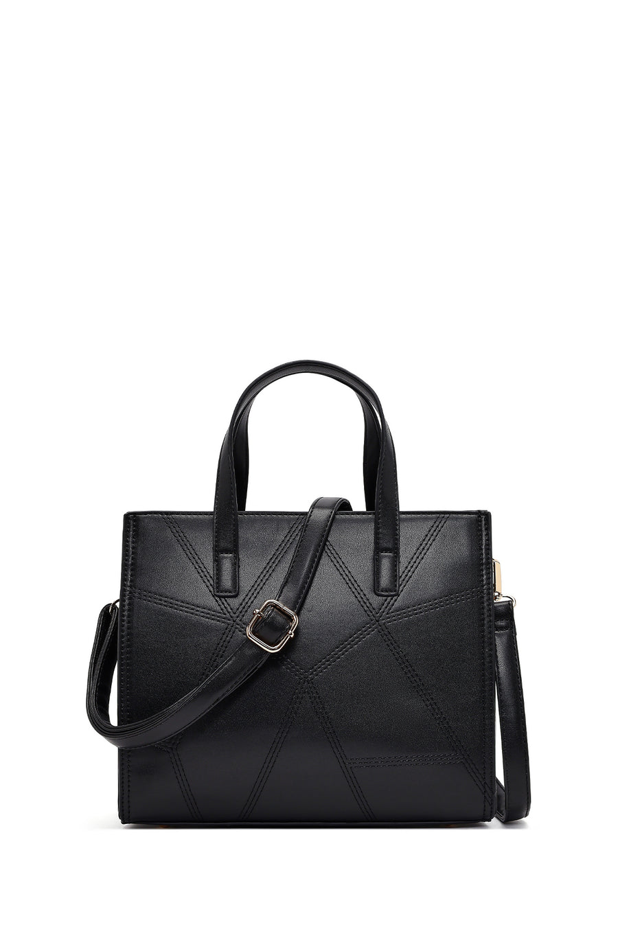 Women's Black Long Strap Printed Classic Shoulder Bag 25WBD263418 | Derimod