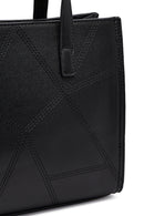 Women's Black Long Strap Printed Classic Shoulder Bag | Derimod