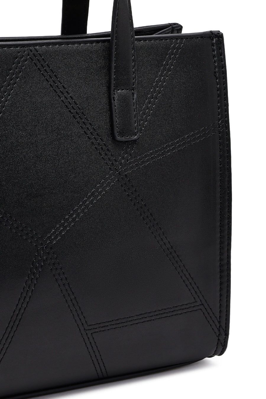 Women's Black Long Strap Printed Classic Shoulder Bag