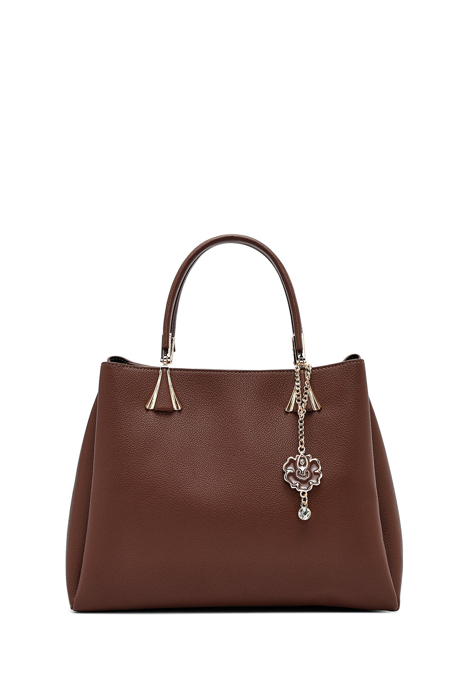 Kadın Kahverengi Uzun Askılı Klasik Kol Çantası