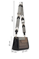 Women's Black Long Strap Crossbody Bag | Derimod