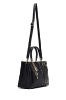 Women's Black Printed Long Strap Shoulder Bag | Derimod