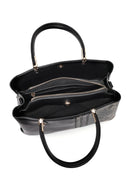 Women's Black Printed Long Strap Shoulder Bag | Derimod