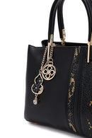 Women's Black Printed Long Strap Shoulder Bag | Derimod