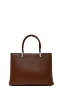 Women's Brown Printed Long Strap Shoulder Bag | Derimod