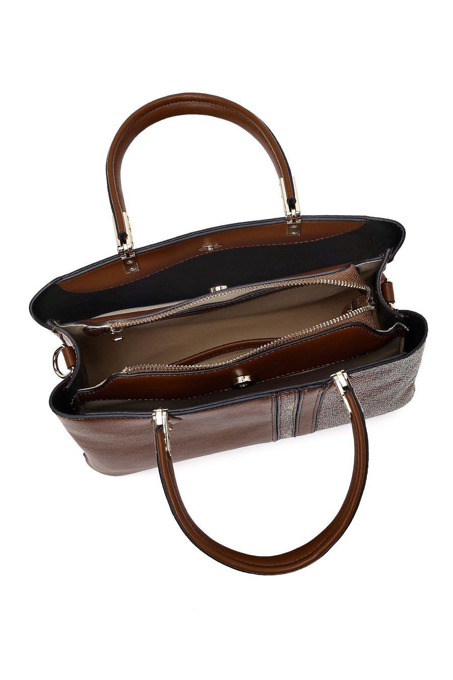Women's Brown Printed Long Strap Shoulder Bag