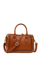 Women's Tan Long Strap Knitted Detail Shoulder Bag | Derimod