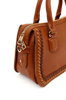 Women's Tan Long Strap Knitted Detail Shoulder Bag | Derimod
