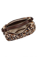Women's Leopard Long Strap Plush Shoulder Bag | Derimod