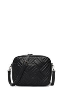 Women's Black Long Strapped Quilted Crossbody Bag | Derimod
