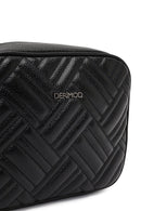 Women's Black Long Strapped Quilted Crossbody Bag | Derimod