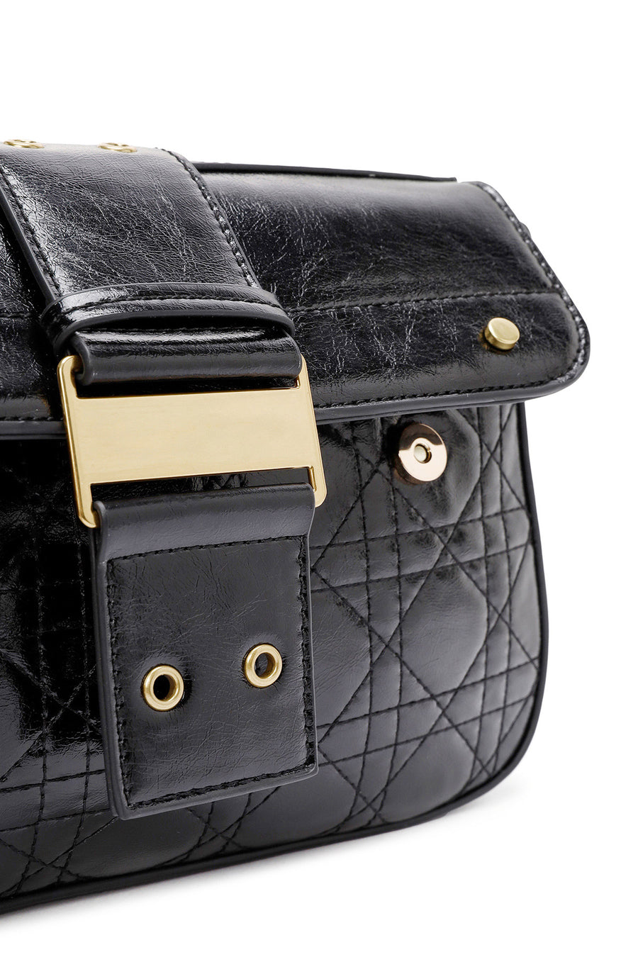 Women's Black Long Strap Shoulder Bag