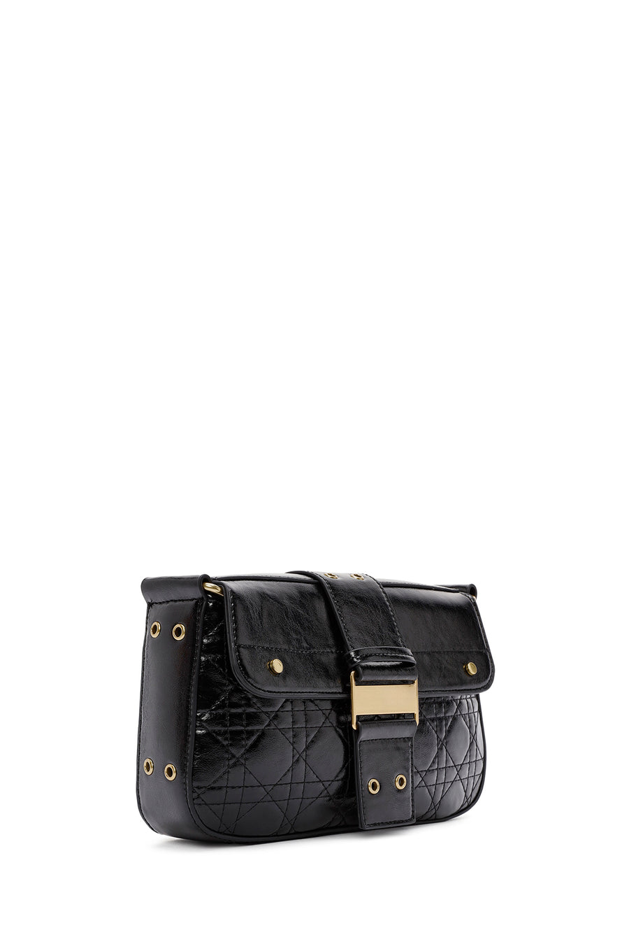 Women's Black Long Strap Shoulder Bag