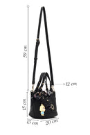 Women's Black Long Strap Mini Shoulder Bag | Derimod