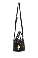 Women's Black Long Strap Mini Shoulder Bag | Derimod
