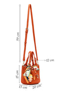 Women's Orange Long Strap Mini Shoulder Bag | Derimod