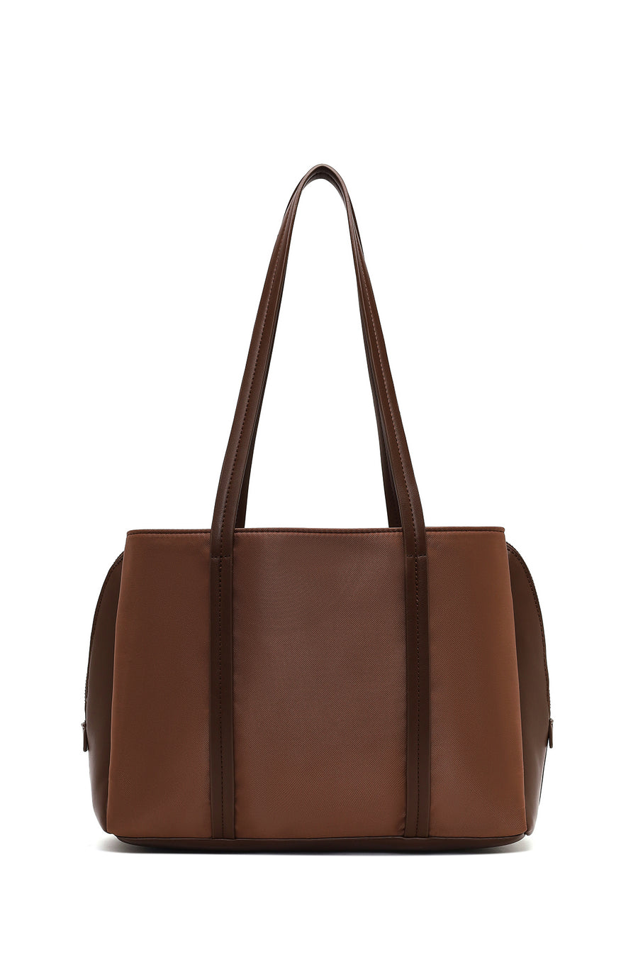 Women's Brown Accessorized Classic Shoulder Bag