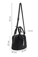 Women's Black Long Strap Charm Handbag | Derimod