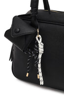 Women's Black Long Strap Charm Handbag | Derimod