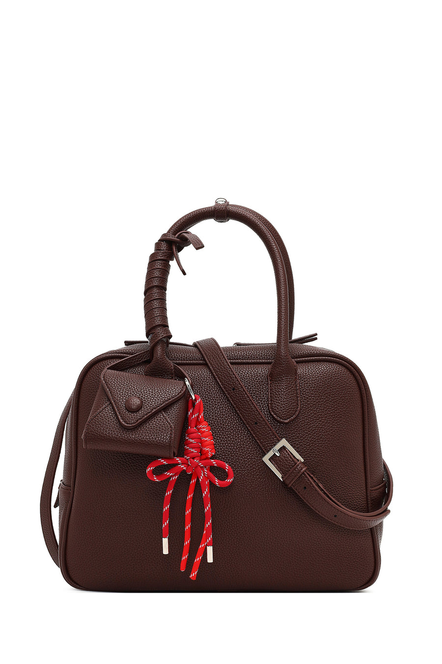 Women's Burgundy Long Strap Charm Handbag 25WBD2750FT | Derimod