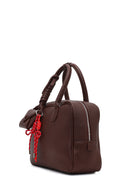 Women's Burgundy Long Strap Charm Handbag | Derimod