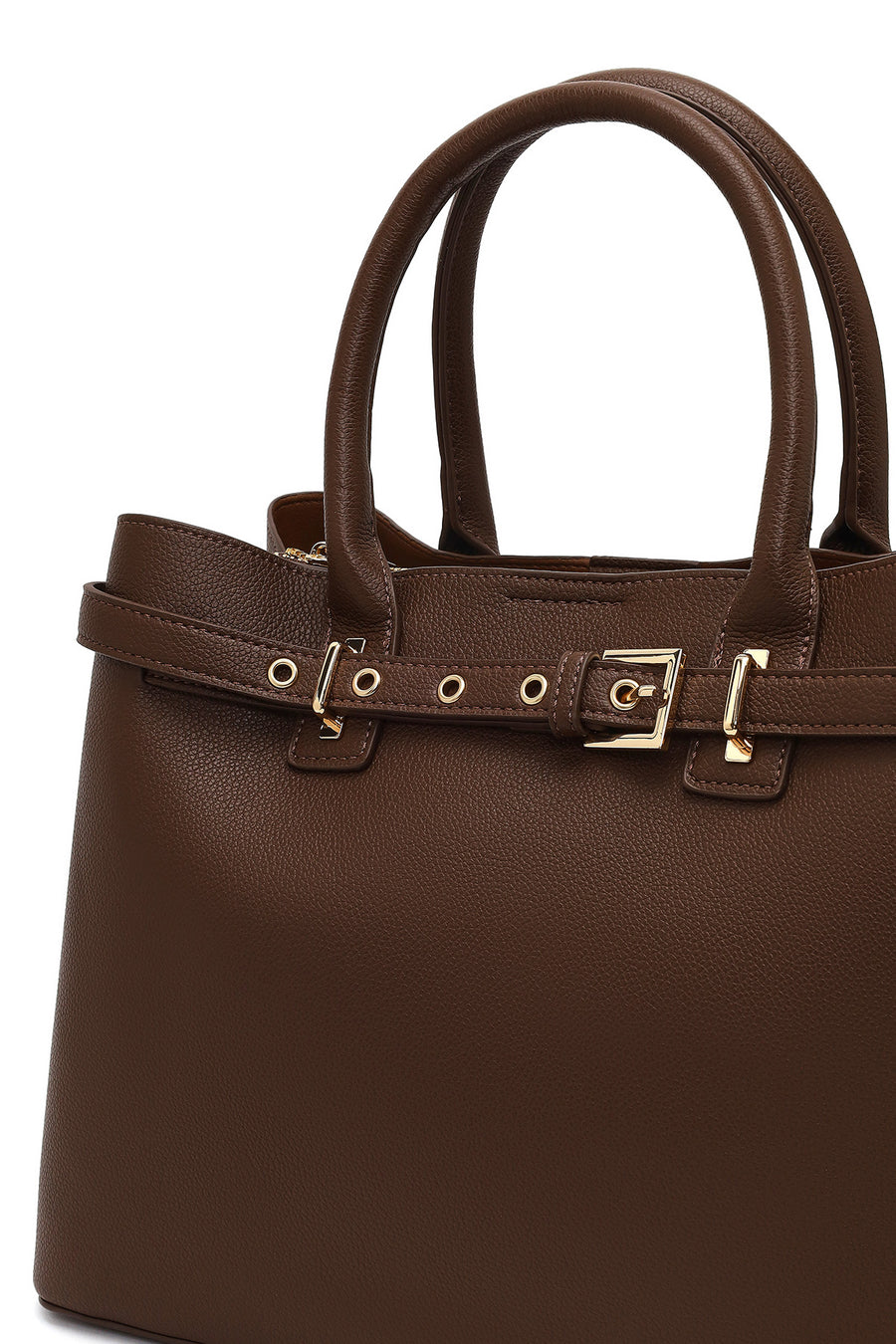 Women's Brown Long Strap Classic Shoulder Bag