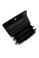 Woman Black Long Strap Printed Crossbody Bag | Derimod