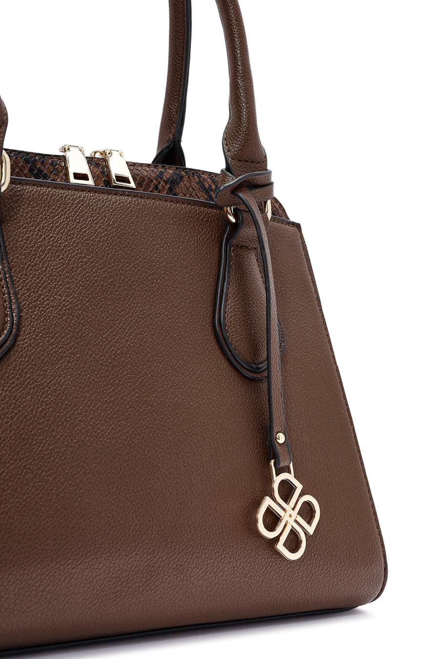 Women's Brown Long Strap Classic Shoulder Bag