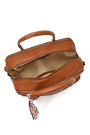 Women's Tan Long Strap Charm Classic Shoulder Bag | Derimod