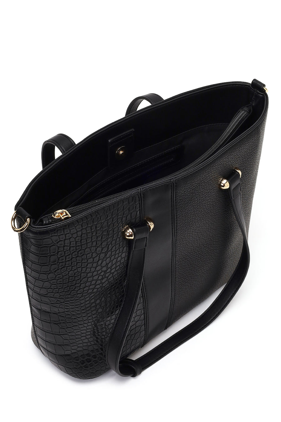Women's Black Long Strap Shoulder Bag