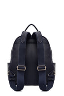 Women's Navy Blue Charm Backpack | Derimod