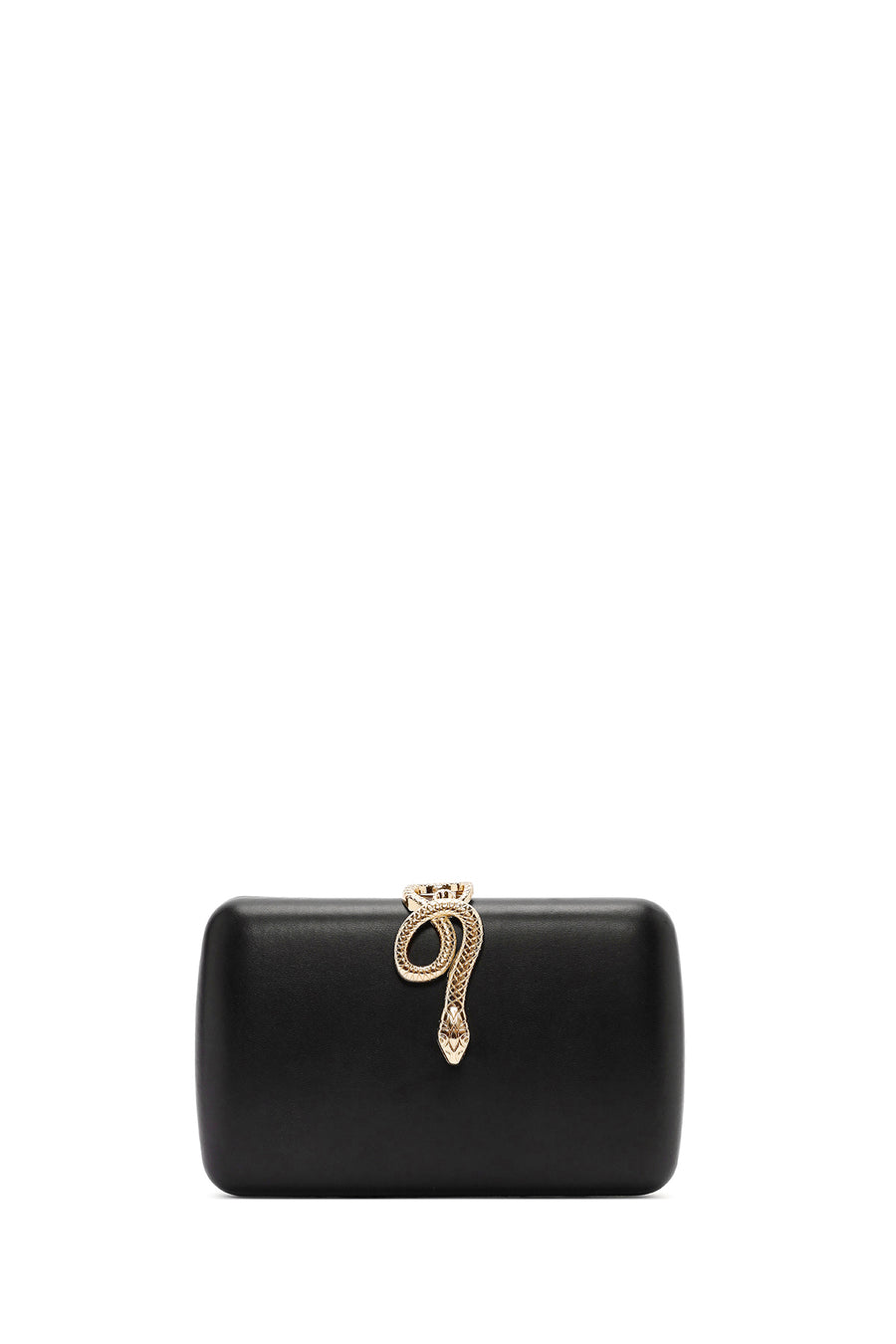 Women's Black Accessory Detailed Long Chain Strap Mini Evening Clutch Bag