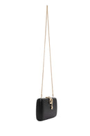 Women's Black Accessory Detailed Long Chain Strap Mini Evening Clutch Bag | Derimod