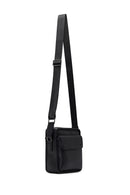 Men's Black Leather Messenger Bag | Derimod