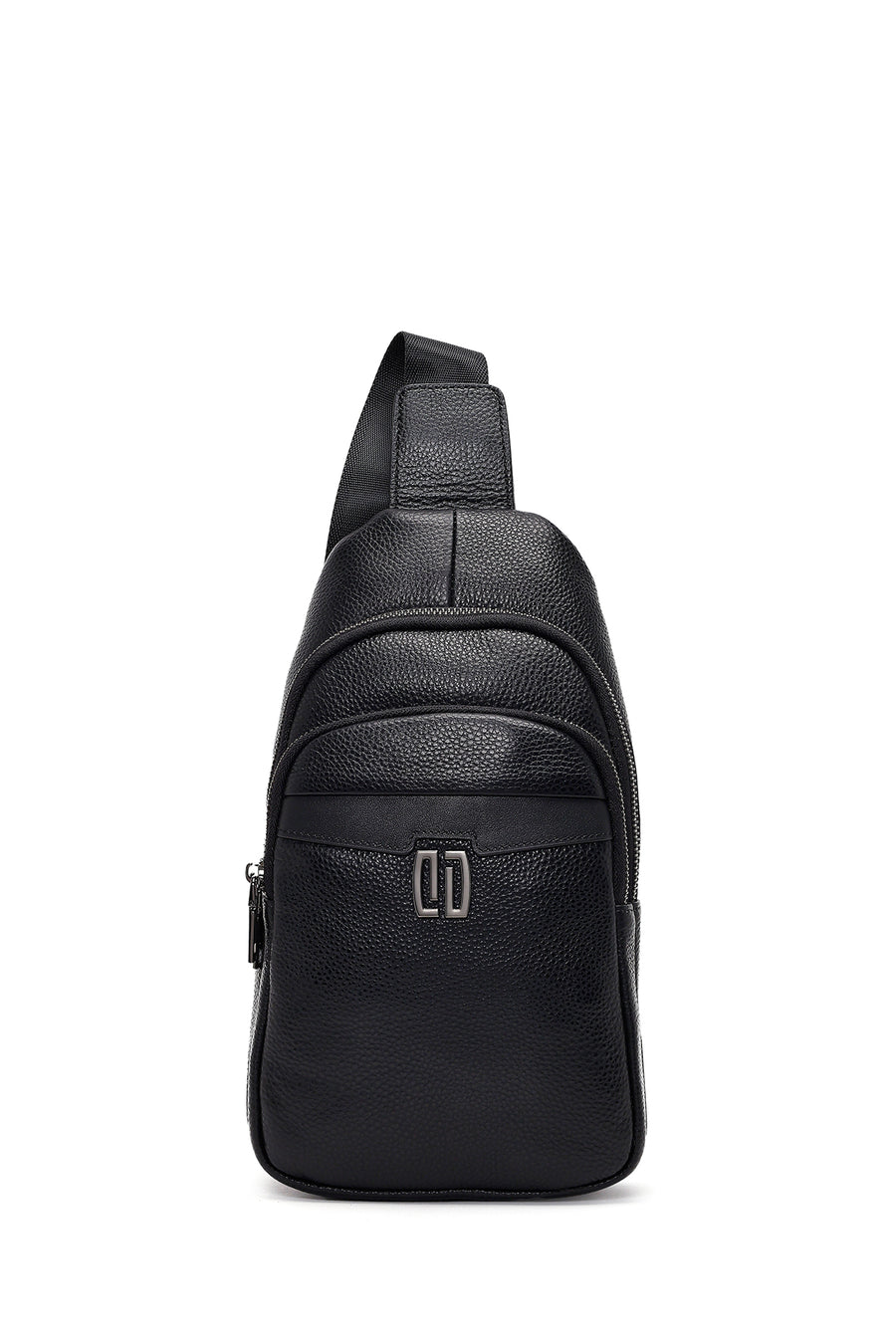 Men's Black Leather Crossbody Bag 25WBD3002FT | Derimod