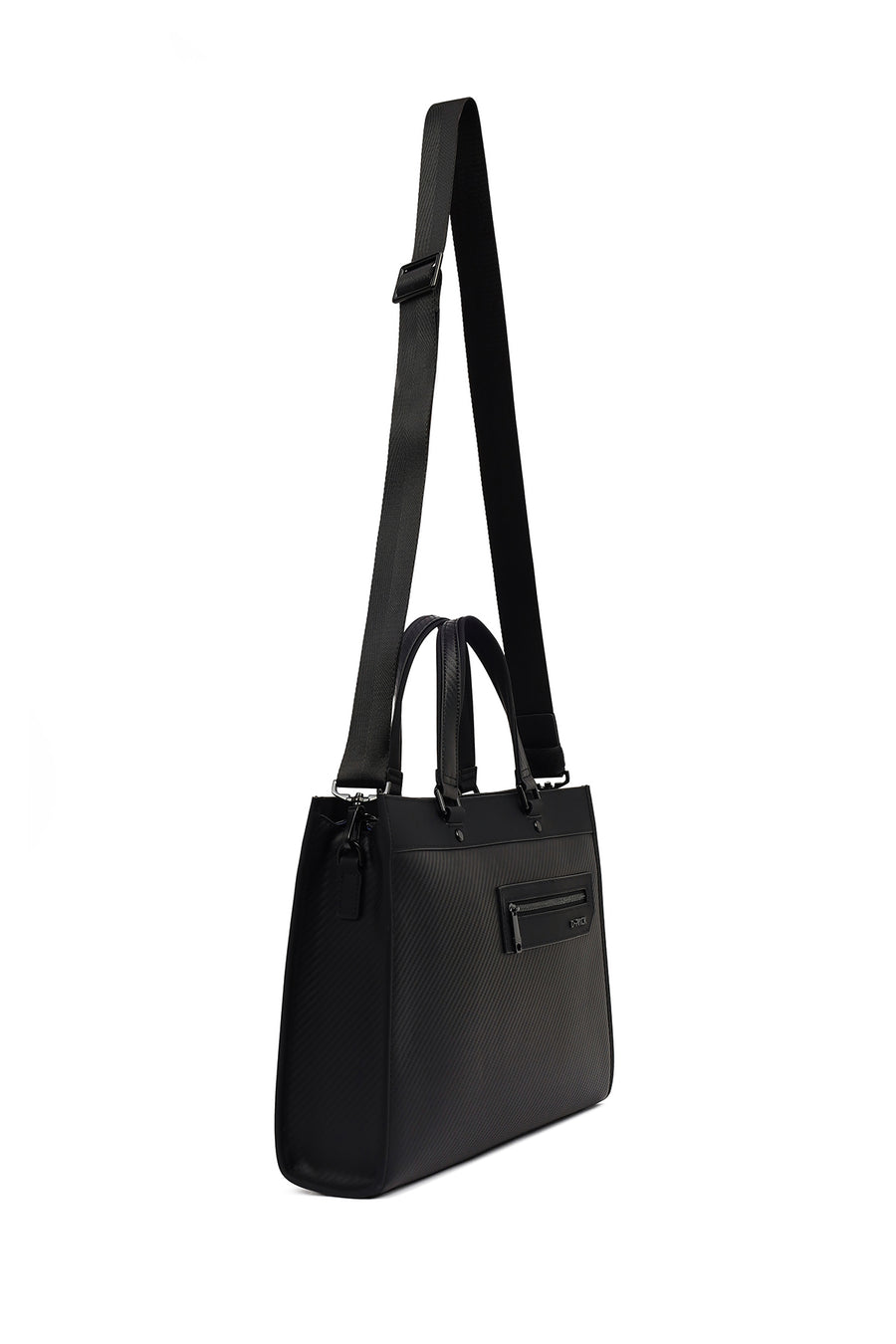 Men's Black Mini Briefcase