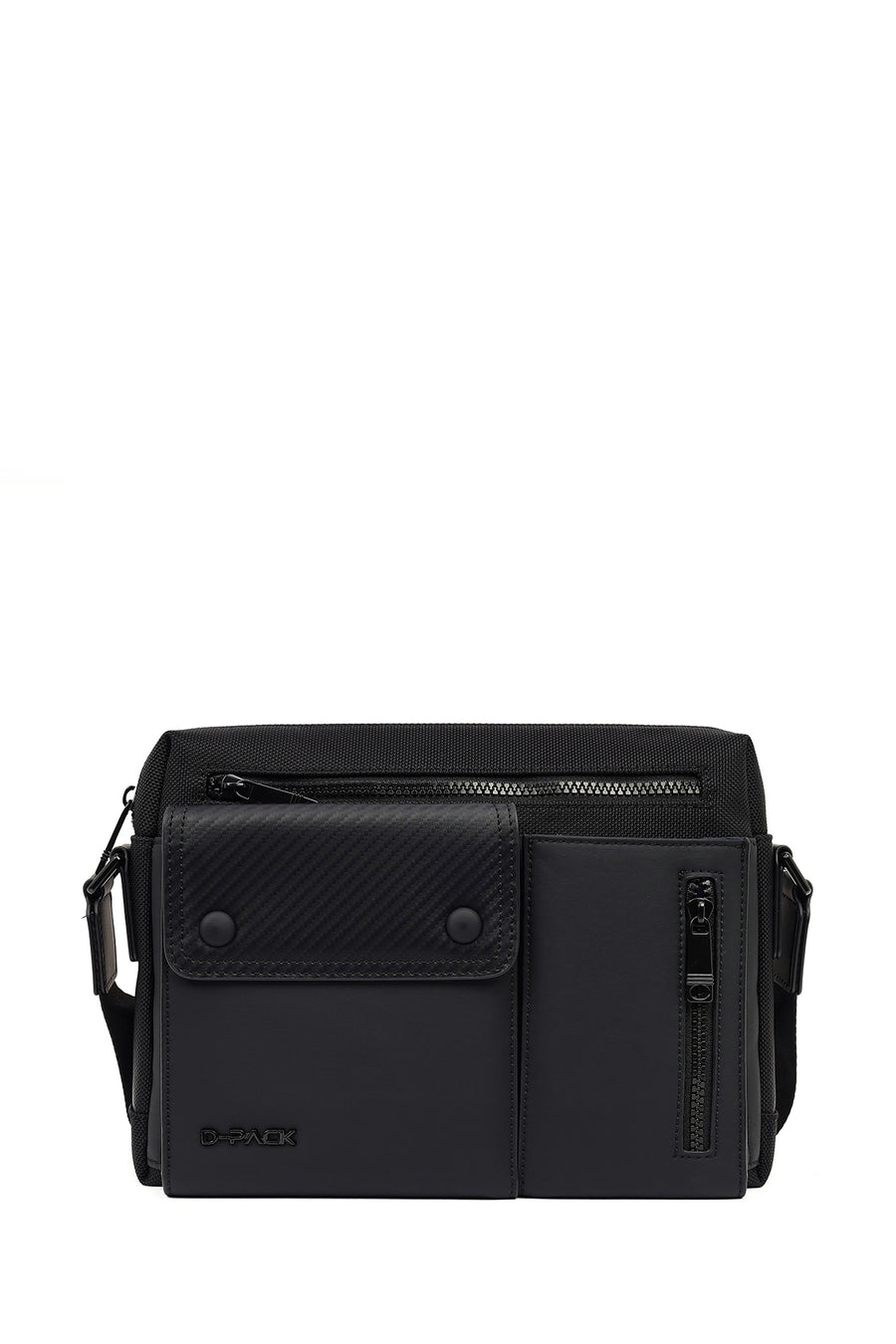 Men's Black Mini Messenger Bag