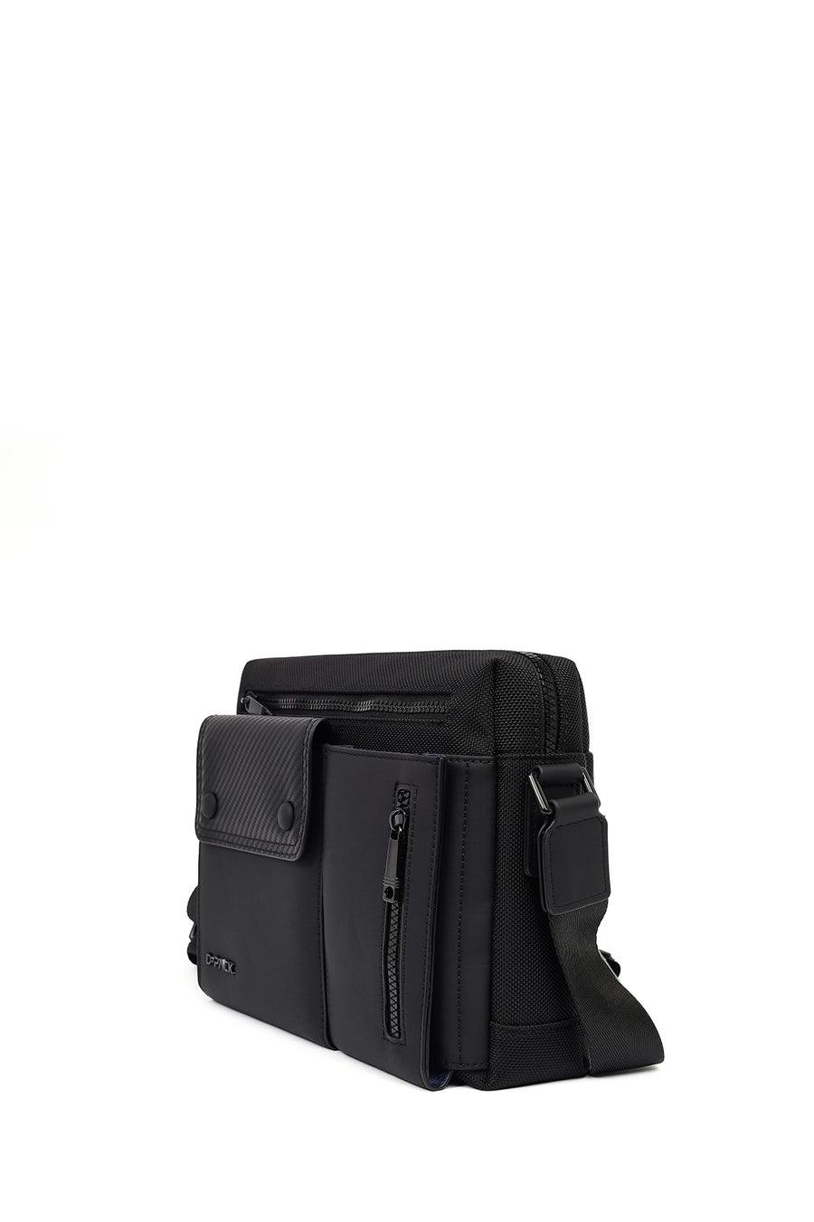Men's Black Mini Messenger Bag