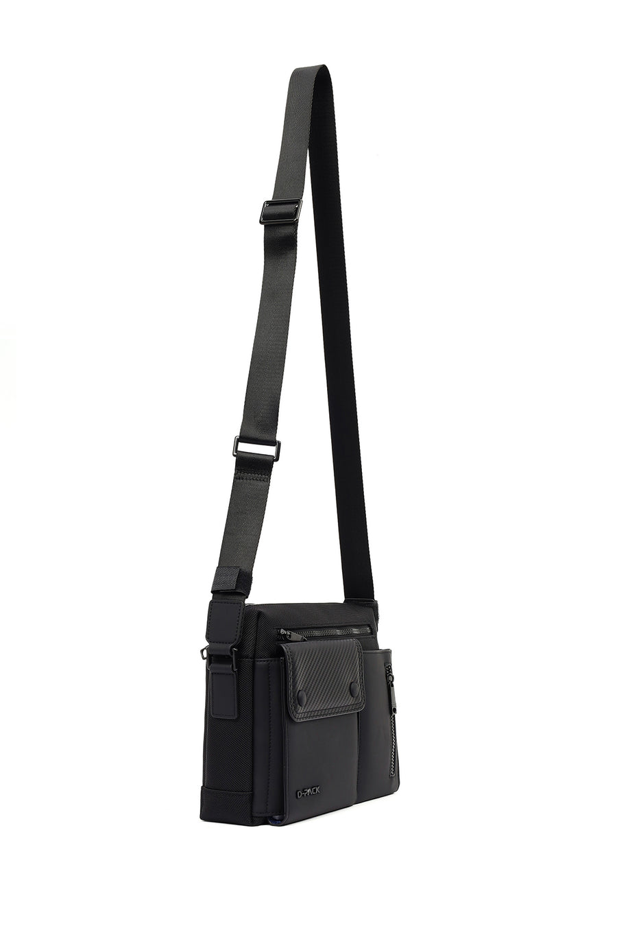 Men's Black Mini Messenger Bag