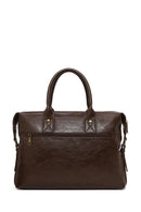 Men's Brown Long Strap Briefcase | Derimod