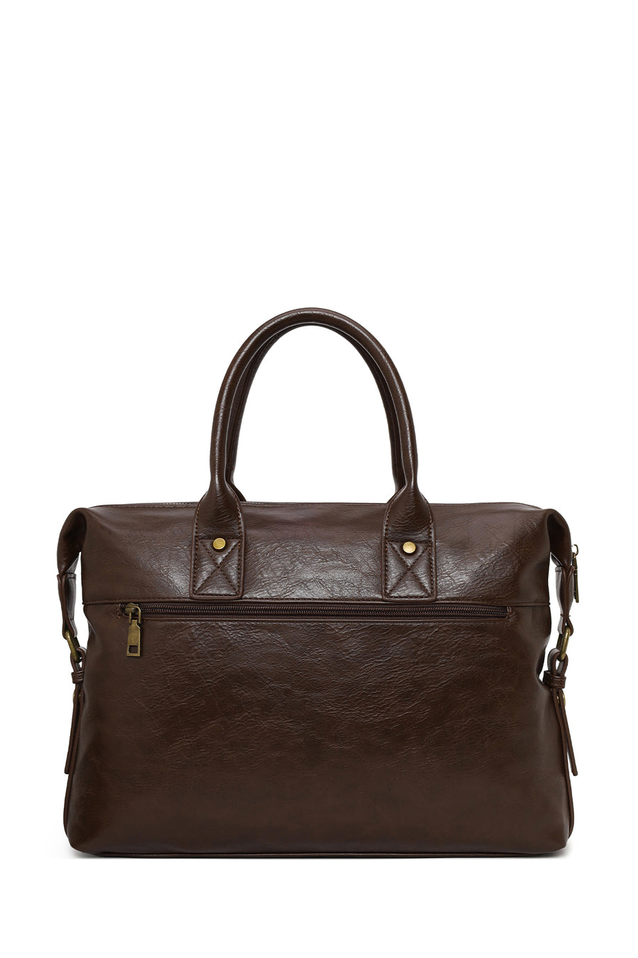 Men's Brown Long Strap Briefcase